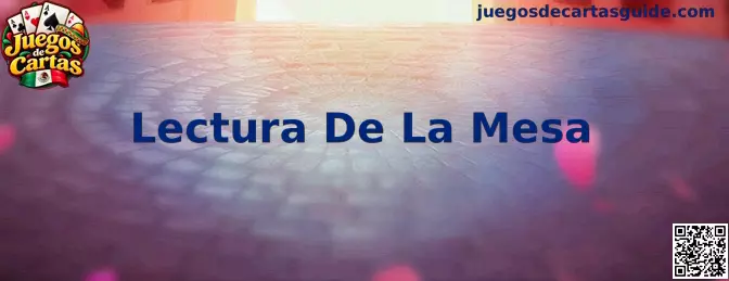 Mesa de Juegos de Cartas con cartas visibles, descartes y combinaciones para practicar Lectura De La Mesa