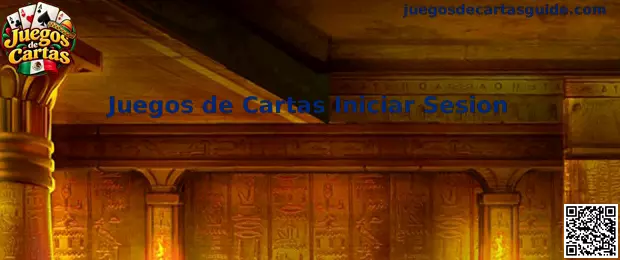Referencia visual para el proceso de Juegos de Cartas Iniciar Sesión