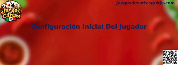 Ilustración de la configuración inicial de un perfil de jugador para disfrutar juegos de cartas en línea