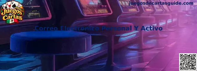 Guía de correo electrónico personal y activo para registrar y verificar una cuenta de Juegos de Cartas