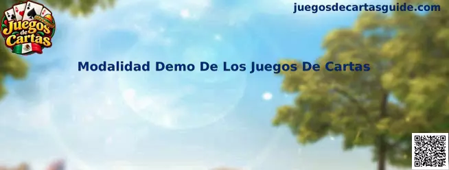 Representación visual de una modalidad demo de juegos de cartas con una mesa digital y controles para practicar.
