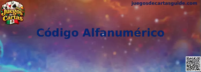 Código Alfanumérico en Juegos de Cartas