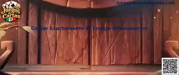 Proceso para copiar exactamente un código alfanumérico